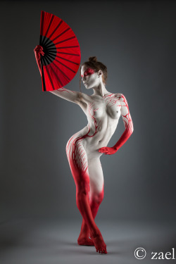 zael-photography:  Viktoria by ZAEL Photography body painting by Every Body Art 