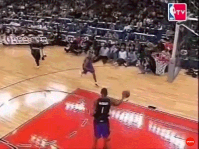 Dont think people understand the between the legs dunk he did. When others do it, they just grab the ball and just put it between their legs and dunk it, but VC had to bring the ball down then put it between his legs and dunk it which is harder and you
