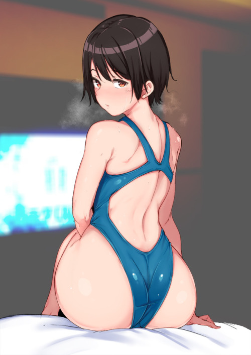 nijigenlewd:水泳部の後輩ちゃん by porn pictures