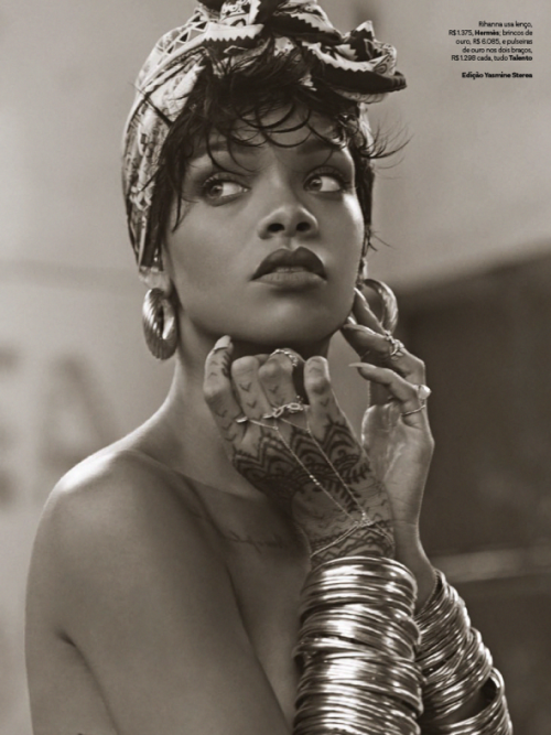 luluouicestmoi:  Rihanna for Vogue Brazil May 2014 by Mariano Vivanco 