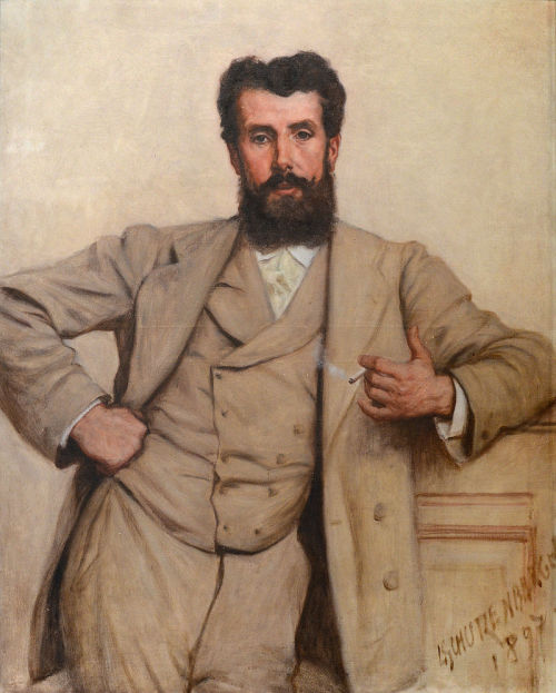  Louis Frédéric Schutzenberger, Portrait of a Man (1897)  