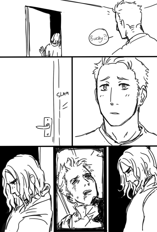 no-melon:have an embarrassingly cheesy and probably ooc stucky comic of varying quality that i thumb