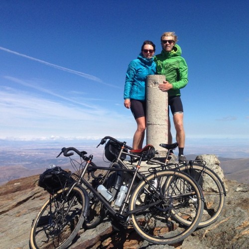 wearegoingawol:  Look at this, pretty amazing. We have AWOL’s on the summit of the highest paved roa