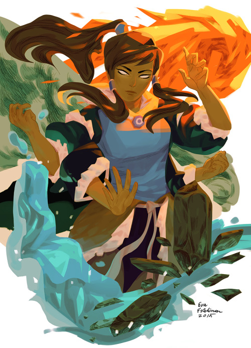 evelmiina:Watched Legend of Korra a while ago. I remember I tried to make some Airbender fanart a lo