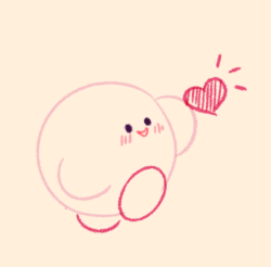 lullabbies:kirby sending u love &lt;3