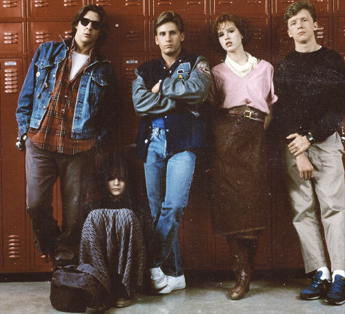catniptivity:  15 days of my favorite things challenge; day 3; favorite films (iii)The Breakfast Club.“We’re all pretty bizarre. Some of us are just better at hiding it, that’s all.”