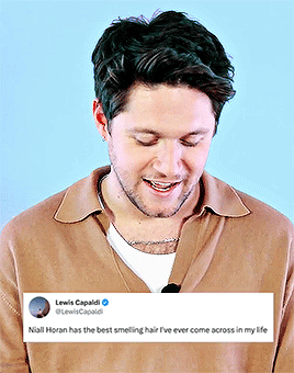 Niall’s Reaction To Lewis’ Tweet: