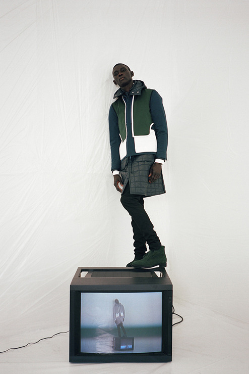 dynamicafrica:  Fernando Cabral featured in the MENSWEAR: Opening Ceremony Fall/Winter 2014 Lookbook Opening Ceremony’s continued to slaughter the game with its latest mens lookbook shot by HART+LËSHKINA sees minimal, clean and progressive art