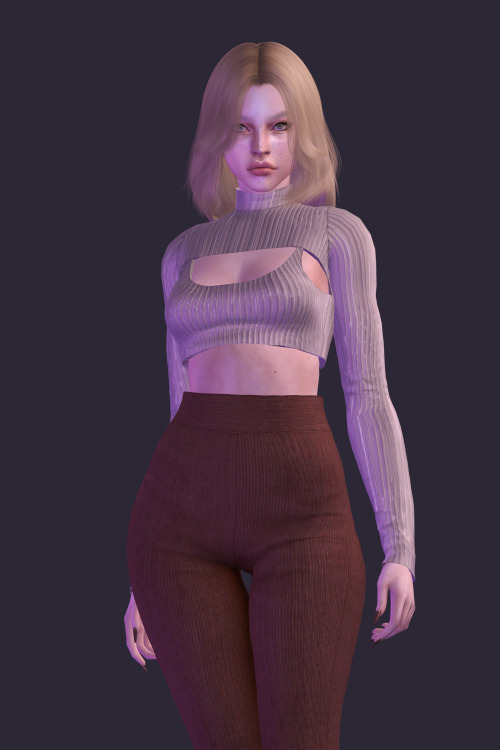 astya96cc:April Collection 2022corduroy top with turtleneck24 swatchesnew meshcustom thumbnail​sHQ c