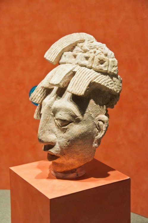 Adolescent head of K'inich Janaab Pakal I,King of Palenque ( 603-683 AD )