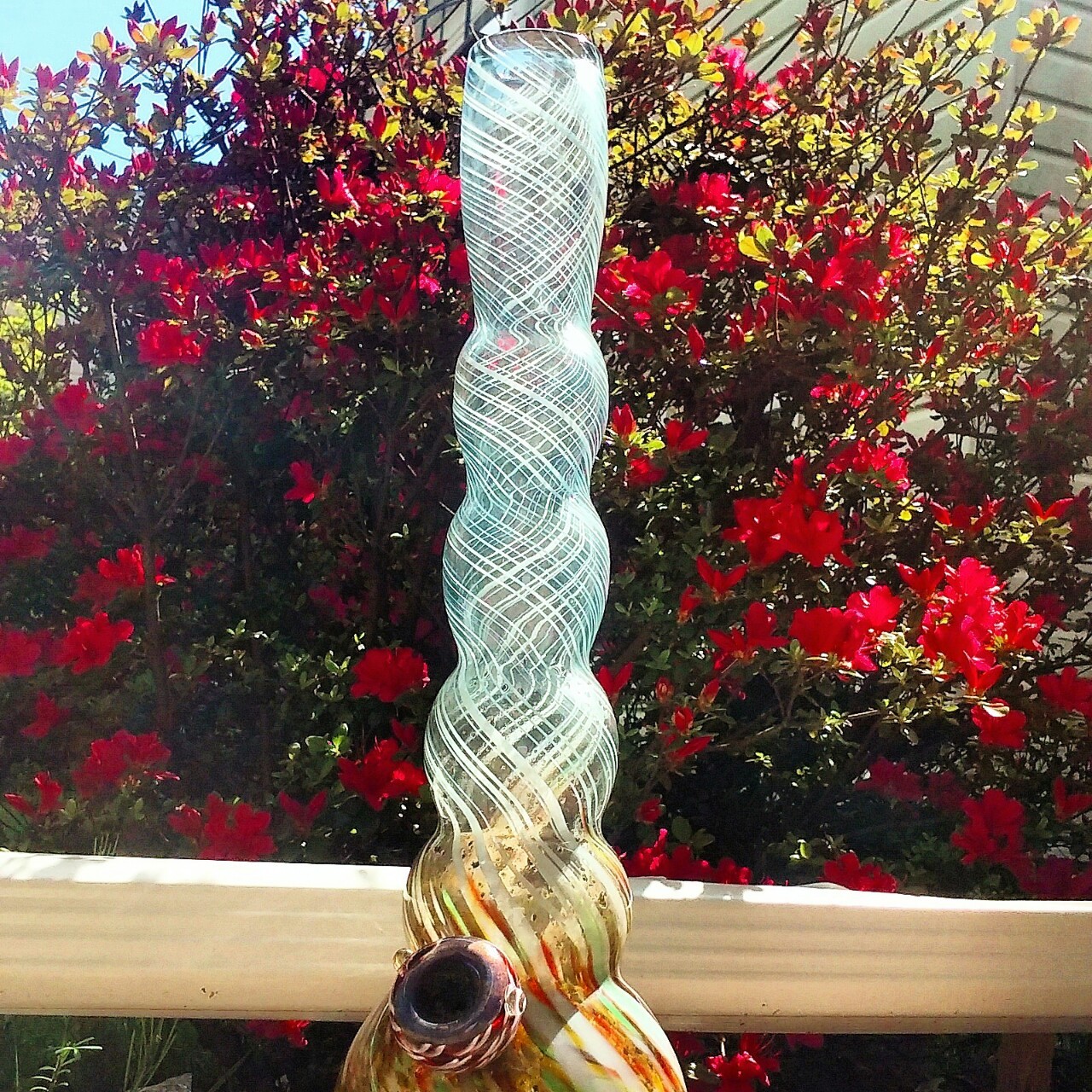 stoner-vogue:  such a pretty vase for my flowers
