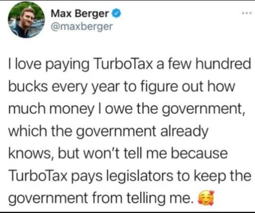 posttexasstressdisorder:FOLKS, PLEASE…DO YOUSELVES A BIG BIG FAVOR AND STOP USING TURBOTAX!  IT IS USELESS NOW!!!THE IRS website will let you fill out and file your return THERE ON THE IRS SITE.  You pay like ผ for the actual electronic filing process,