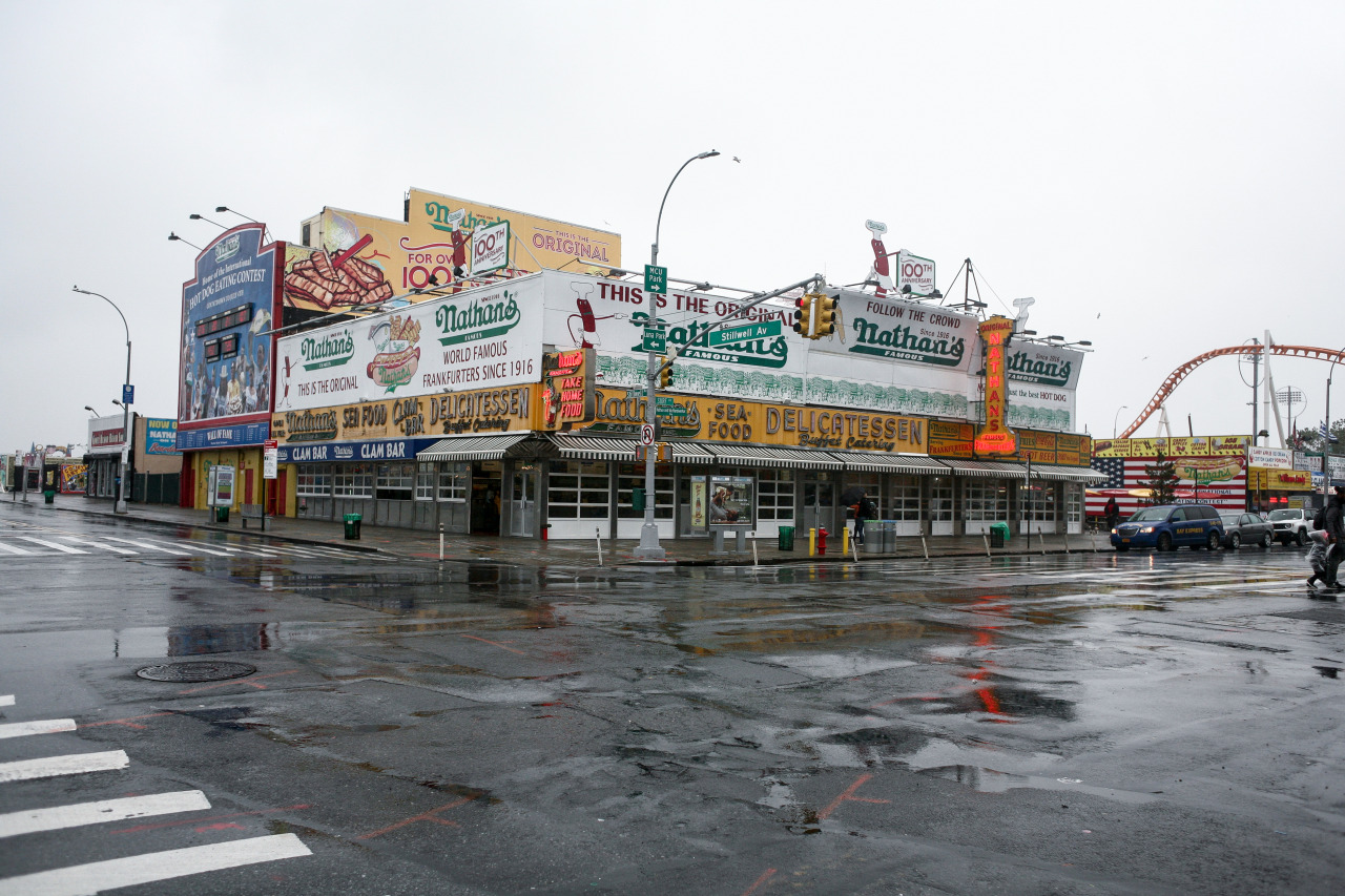 nyislike:  Coney Island on a rainy day after summer