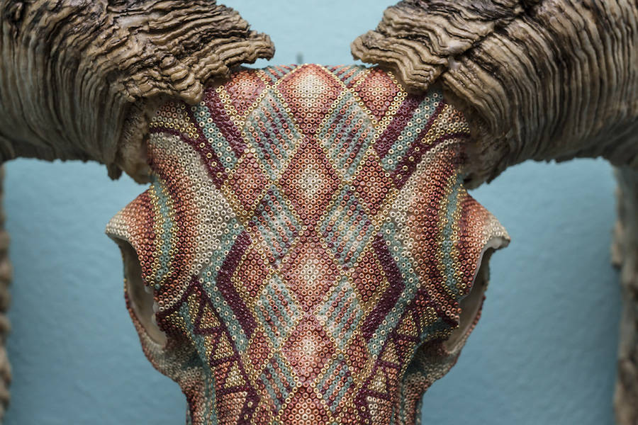crossconnectmag:   Bead Skulls by Harrison Carter Watkins   Harrison Carter Watkins is