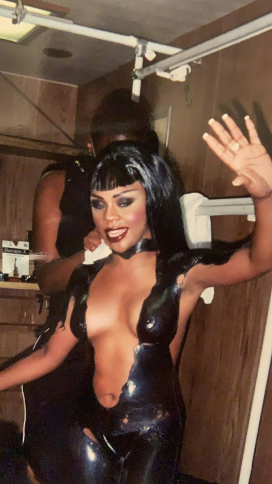 Lil' Kim On Set Of "How Many Licks?" Music Video (2000).