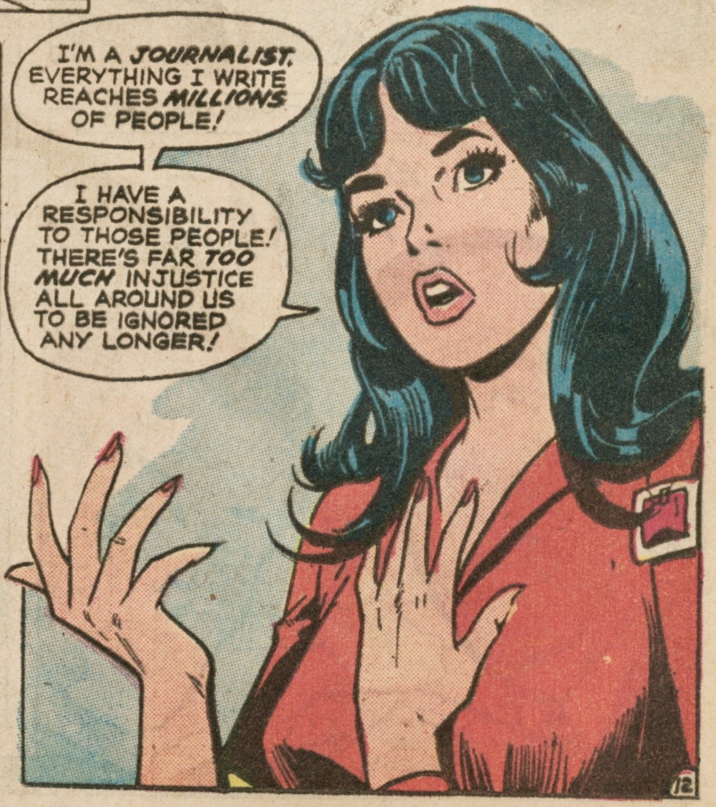 Comics In My Attic — She's a journalist. Happy International Women's...