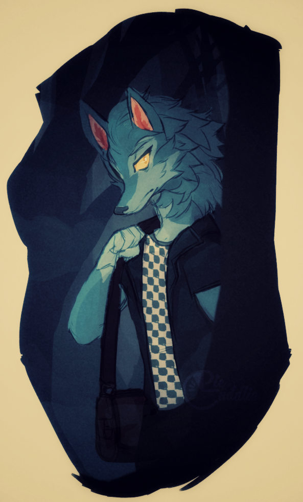 There’s no point to “crying wolf” in a rainstorm♪Please take caution when wandering the Noodle Woods in New Yolk.
This was Lobo back in the days when he first moved to my town, I call them “checkered shirt days”. Literally this brother pinging me...