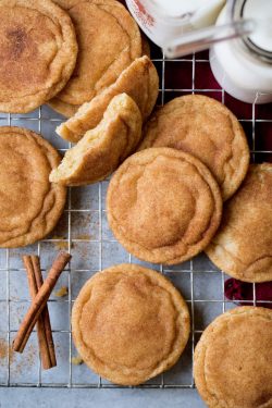 sweetoothgirl:   Soft and Chewy Snickerdoodles  