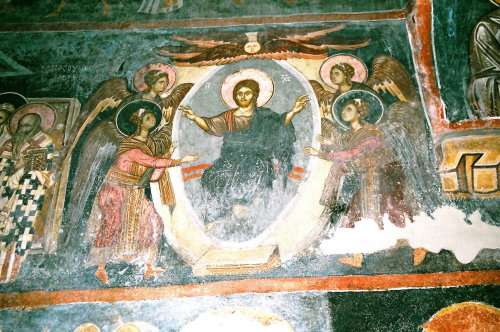 Paintings in St. Demetrius Church in Markova Sušica, Macedonia; 14th century