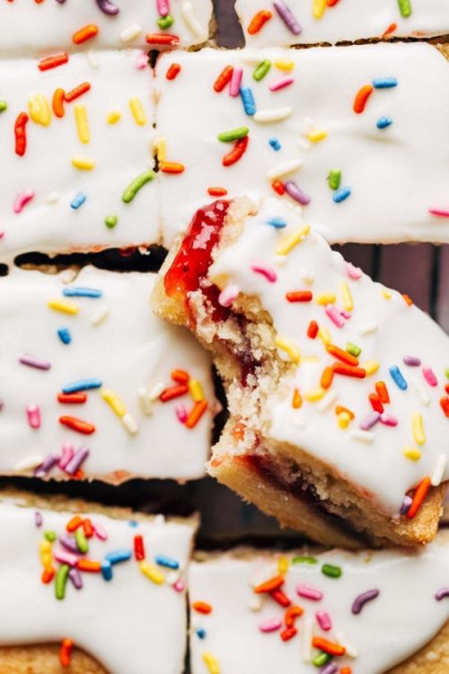 Strawberry Poptart Shortbread