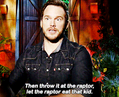 vikander: Chris Pratt: In the original Jurassic Park, the most fun Owen would have,