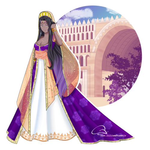 coe-lilium:Čehrāzād (Scheherazade) - Storyteller and Sassanian queen  Redesign for the second f