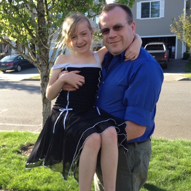 Daddy daughter dance night