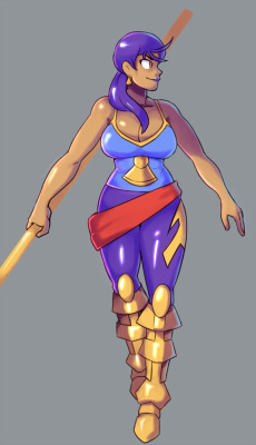 theshiningd2:  Tried something new for this Commission. This is Mama Guillotine for Lemhan. One down, two to go. 