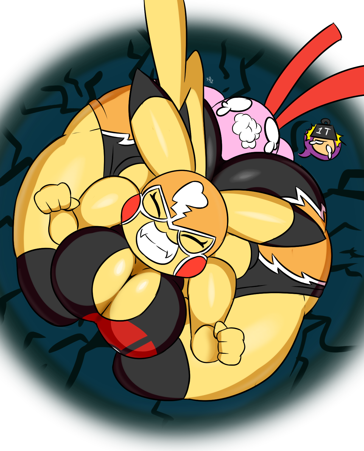 kirbot12:after watching that 3-v-1 battle during the Smash invitational this suddenly