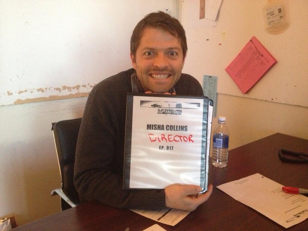 supermishamiga:  @taralarsen:  We have a very over eager new director at #supernatural x