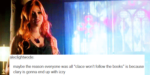 fyeahclizzy:  Clary & Izzy   text posts meme