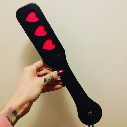 ddlgworldshop:Our adorable heart impression spanking paddle!!  - SHOP NOW!WWW.DDLGWORLD.NET - For Ev