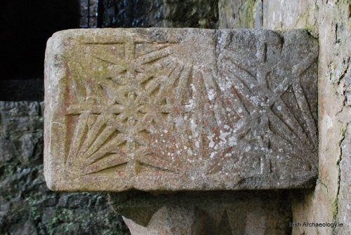 irisharchaeology:Lovely medieval baptismal font at Kilcooly Abbey, Tipperary