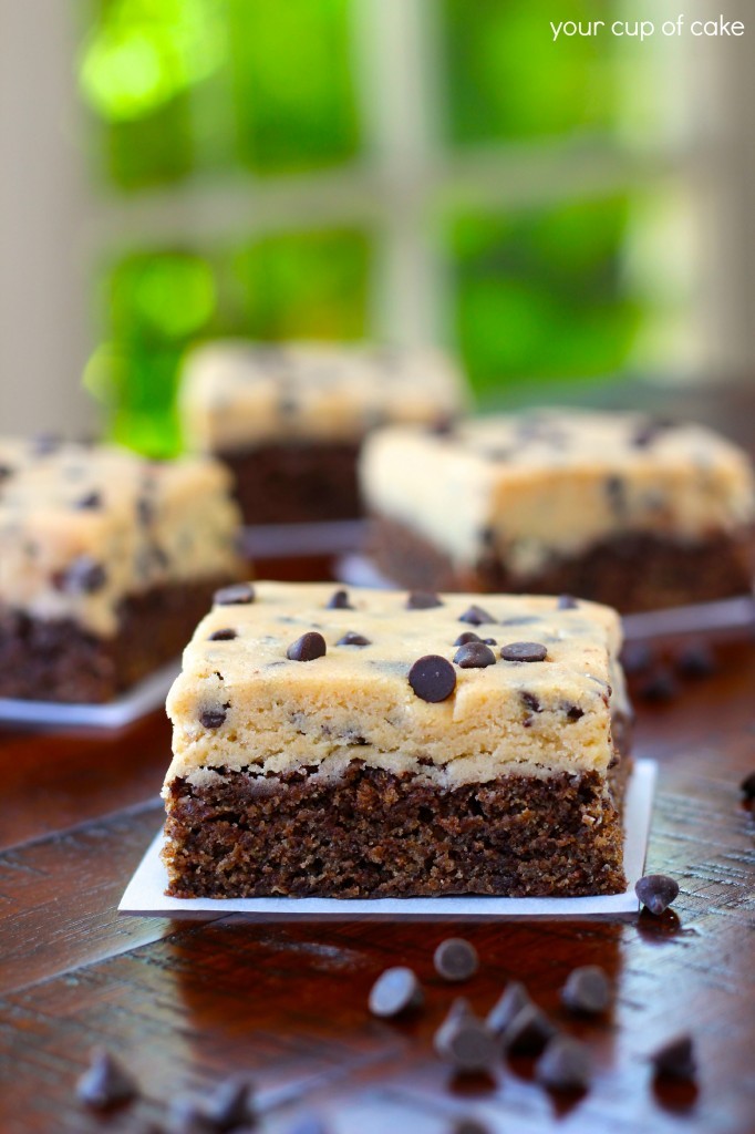 gastrogirl:  cookie dough brownie bars. 