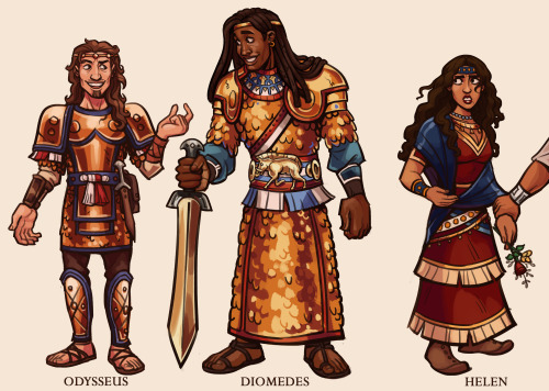 I Realized I Couldnt Keep Doing Iliad Comics/fanart Without Having Some More Polished Character Designs,