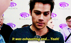 archieandrewx:  Dylan talking about The Maze Runner. 