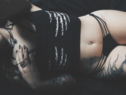 ink-sweetea:  💀I swear, new lingerie makes