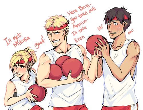 fancymarquis:the Senior vs Teachers dodgeball game got intense today and it made me wanna draw Dodge