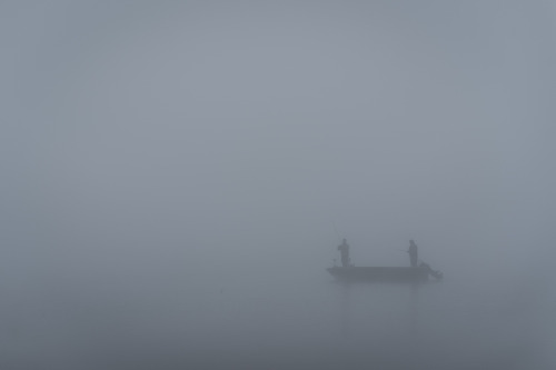 NOVEMBER 27, 2016 - 332/366THESE FISHERMEN IN THE FOGAs seen at Lake Calhoun this morning.