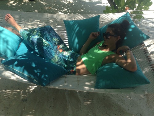 Hammock chillin in the maldives