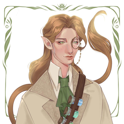 The last remaining commissions that I will post this year <3 Æthelflæd for @hoemoglobin ✨ Theodor