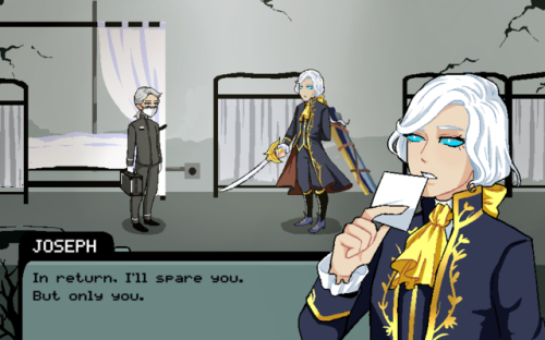 annoyed-morgana: making another fake game screenshots with identity vlocation: White Sand Street Asy