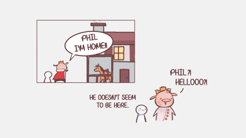 It’s been so long since I posted here, so have something wholesome :](basically Phil took too 