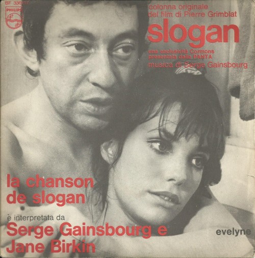 groovyant70: Serge Gainsbourg / Jane Birkin ‎- O.S.T.”Slogan” - 1969 - Philips - Italy Side A - La C
