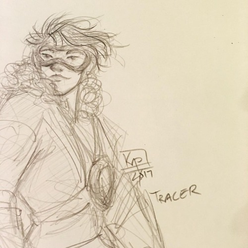 #Day175 #DailyDoodle ⚡️ • #Tracer #Overwatch #artsy #artist #artwork #painting #artstagram #ins