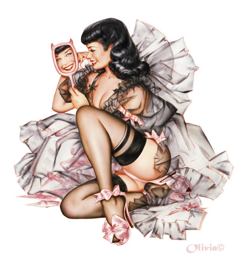 thepinupera:  Olivia de Berardinis. 