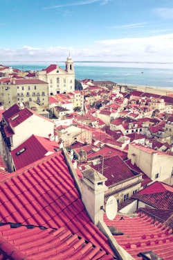 travelingcolors:  Roofs of Lisbon | Portugal (by JAG_50D)