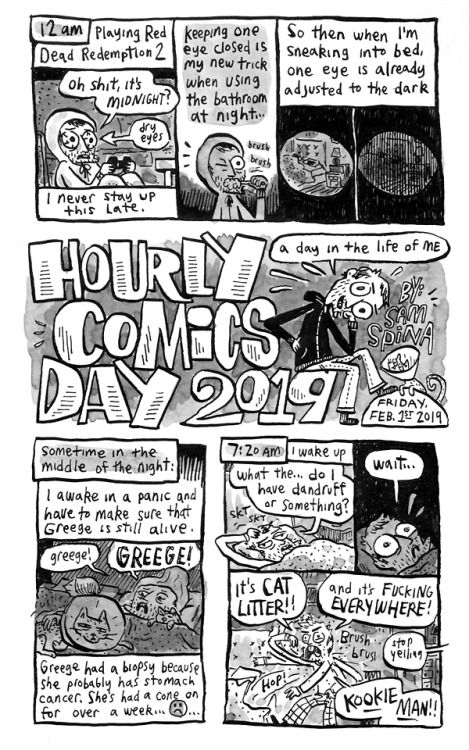 HOURLY COMICS DAY 2019!!!!!Yoooooo, I finally finished my hourly comics this year. It was nice to du