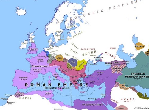 NEW MAP: Europe 313: Battle of Tzirallum (30 April 313) https://buff.ly/2Wg5UUN Constantine’s captur