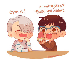 pandamatcha:How Viktor propose to Yuuri(probably)